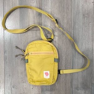 Fjallraven Small Yellow High Coast Pocket Crossbody Pouch